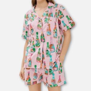 100% Organic Cotton Printfresh Bottle Print Pajama Set